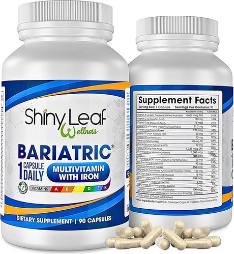 Multivitamínico Bariátrico con 45 mg de Hierro 90 días