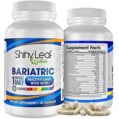 Multivitamínico Bariátrico con 45 mg de Hierro 30 días