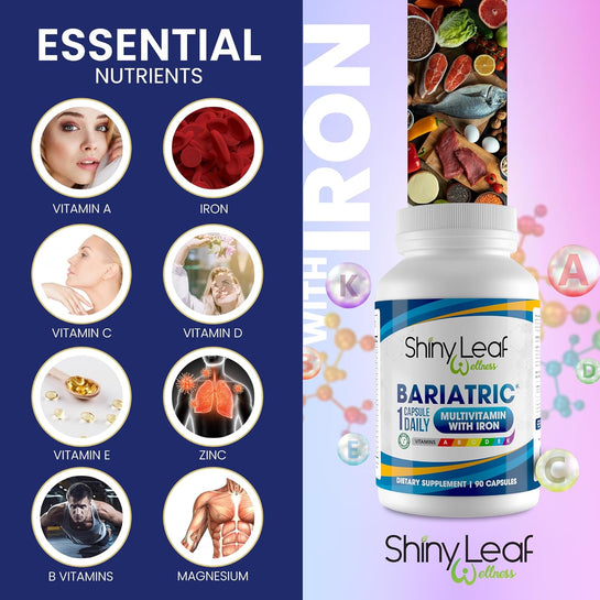 Multivitamina Bariátrica con 45 mg de Hierro - UNA AL DÍA.