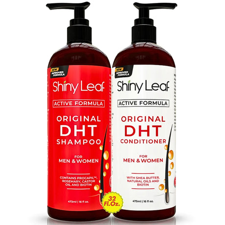 SHAMPOO Y ACONDICIONADOR ORIGINAL DHT CON FÓRMULA AVANZADA - 16 oz