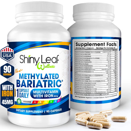 Multivitamínico Bariátrico con 45 mg de Hierro 90 días