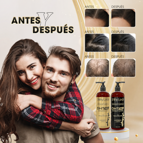 SET DE SHAMPOO Y ACONDICIONADOR DHT PRO CON FÓRMULA AVANZADA