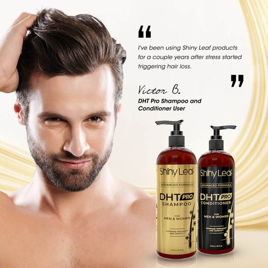 SET DE SHAMPOO Y ACONDICIONADOR DHT PRO CON FÓRMULA AVANZADA